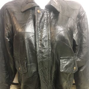 Vintage 1980 Napoline Leather outfitters Jacket
